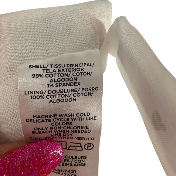 Ann Taylor Sheath Dress Size 4 Floral Knee Length Colorful Sleeveless Textured - Picture 8 of 9